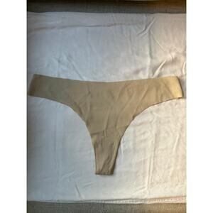 NWOT Luxe Girl Cream Seamless Thong Panty – Size XL